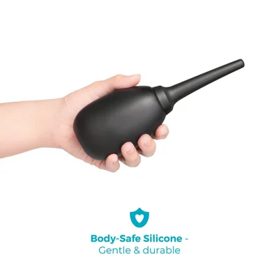 flexible silicone anal douche by b vibe 5oz