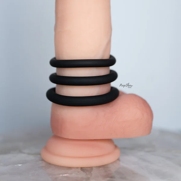 3-Ring Explore Kit, Firm Cock Rings 3 Sizes — image 11 of 25