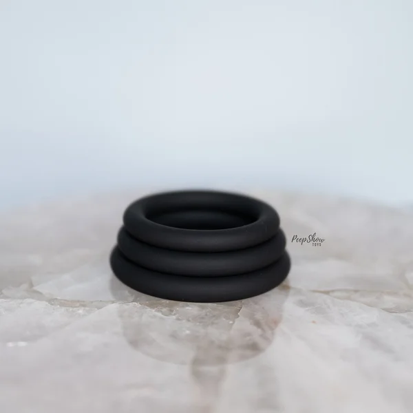 3-Ring Explore Kit, Firm Cock Rings 3 Sizes — image 3 of 25
