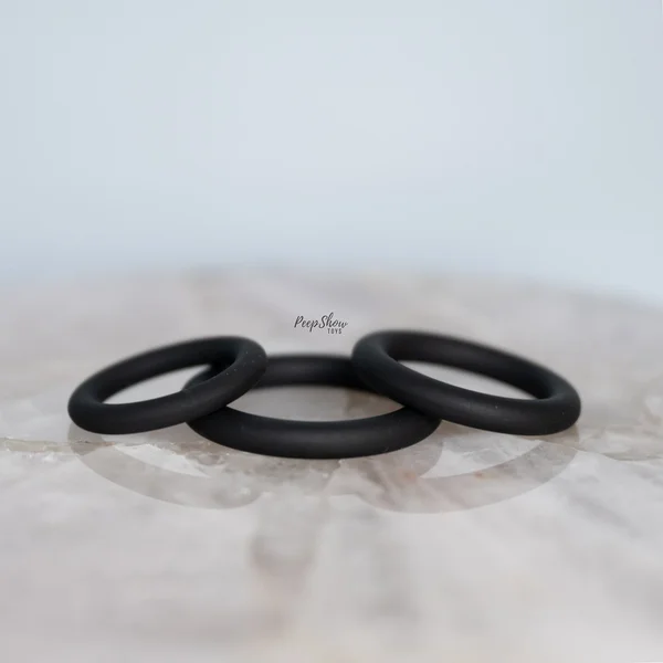 3-Ring Explore Kit, Firm Cock Rings 3 Sizes — image 5 of 25