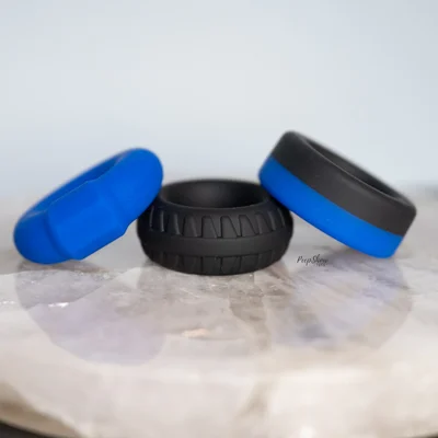 soft silicone ring pack 3 styles bundled