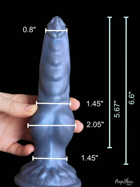 Gnarr Fantasy Dildo with Knot - Squish-Soft Silicone — image 22 of 25
