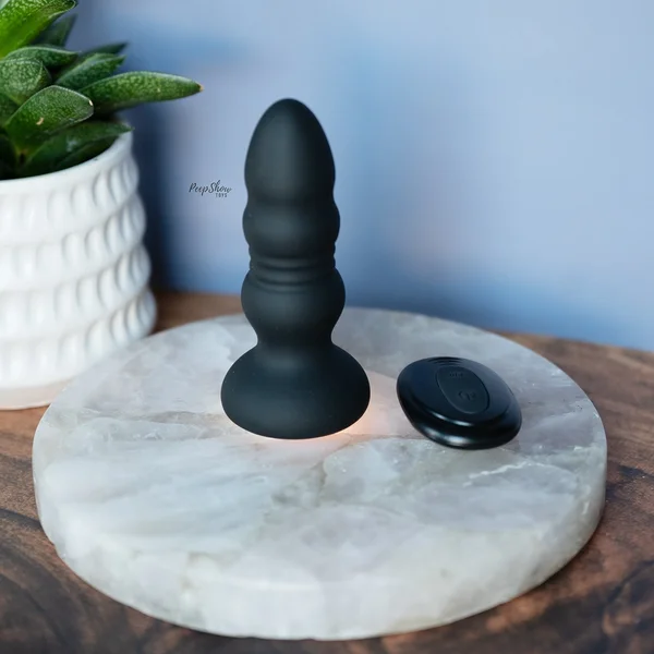 Thrusting Light-Up Beads Plug & Anal Vibrator — image 2 of 18