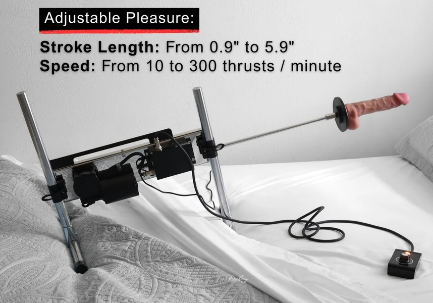 Solina Premium Sex Machine - 120-Watt Motor, Includes Maxima Dildo — image 4 of 25