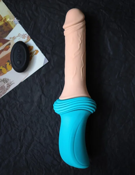 b-Vibe Realistic Thrusting Dildo with Remote — image 5 of 14