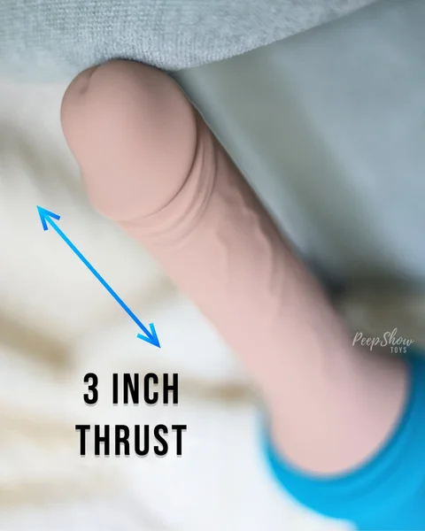 b-Vibe Realistic Thrusting Dildo with Remote — image 6 of 14
