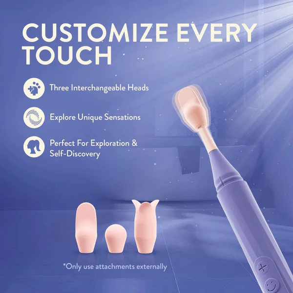 Lush Juno Oscillating Clit Massager with 3 Attachments — image 14 of 25