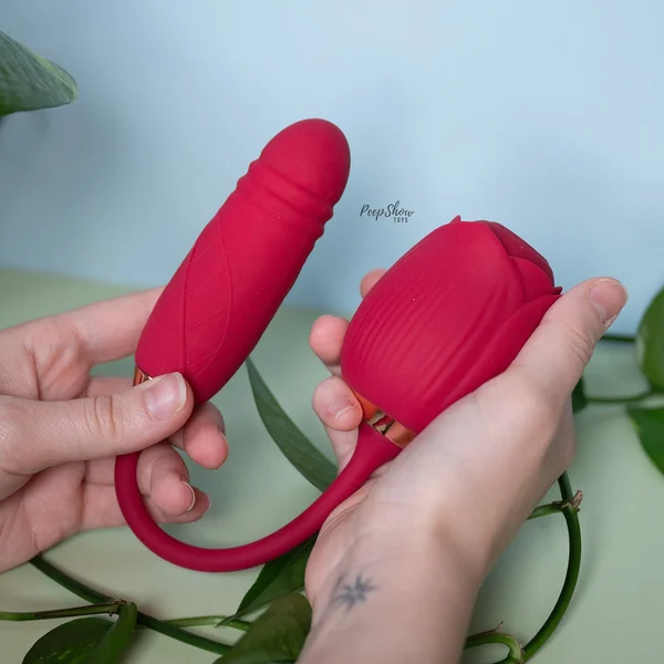 Suck & Thrust Rose Thrusting Toy — image 13 of 16