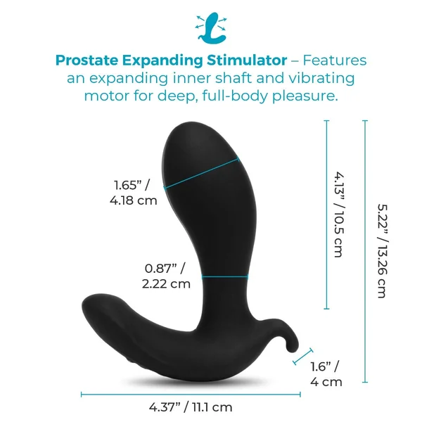 b-Vibe Expand Inflatable Prostate Vibrator — image 5 of 12