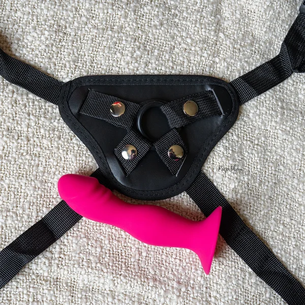 Rumpy 6" Strap-On G-spot Dildo Harness Kit — image 7 of 16