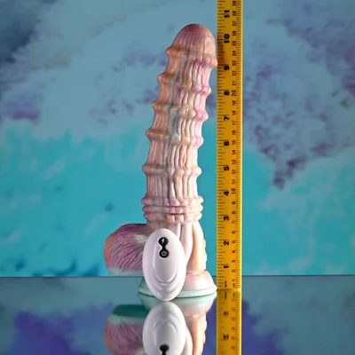 evolved xxl fantasy dildo with vibration remote