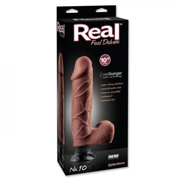 Real Feel Deluxe No 10 Wallbanger Vibrating Dildo