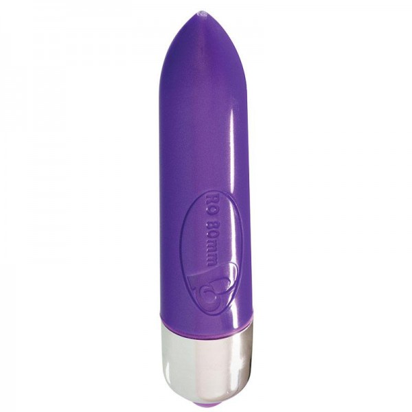 RO80mm 7 Function Bullet Vibrator Purple