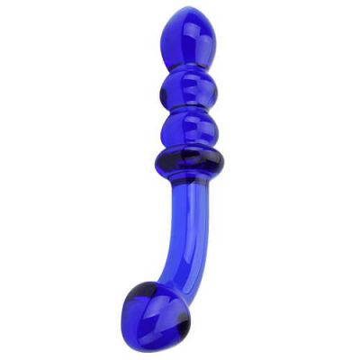 Spectrum Ribbed G Spot Glass Dildo