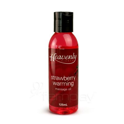 Heavenly Nights Warming Massage Oil Strawberry 125ml