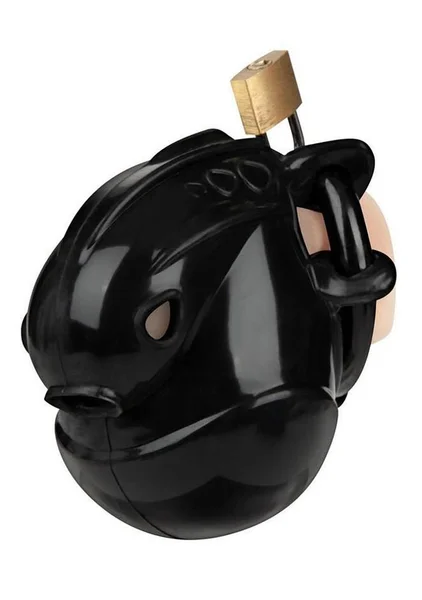 Full Restraint Silicone Cock and Balls Chastity Device — image 2 of 8