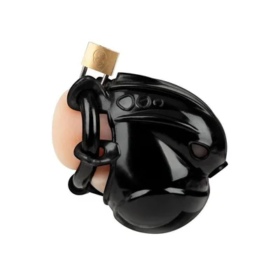 full restraint silicone cock and balls chastity device