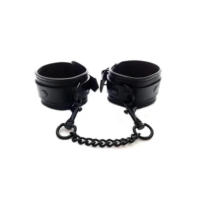 adjustable leather wrist cuffs