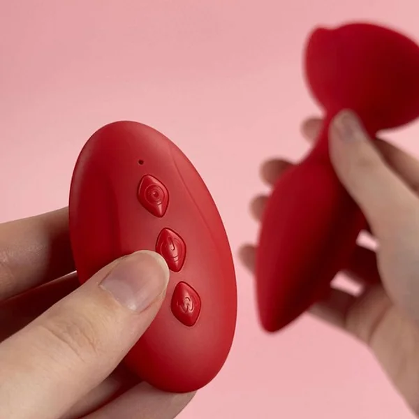 Rose vibrating plug — image 3 of 4
