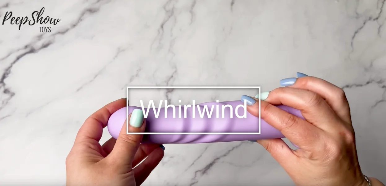 Whirlwind Soft-Silicone Dildo, 10 + 10 Spinning & Vibration — image 15 of 18