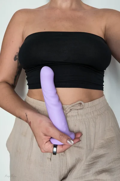 Whirlwind Soft-Silicone Dildo, 10 + 10 Spinning & Vibration — image 2 of 18