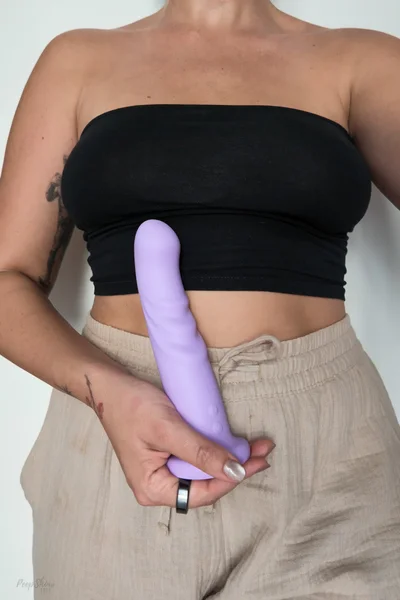 Whirlwind Soft-Silicone Dildo, 10 + 10 Spinning & Vibration — image 10 of 18