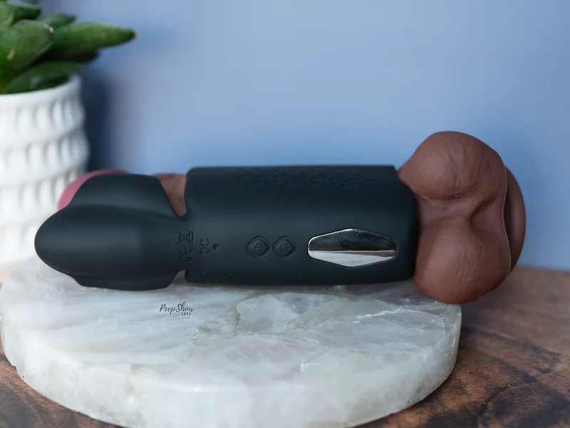 Penis & Balls Stimulating Masturbator with Vibration — image 5 of 12
