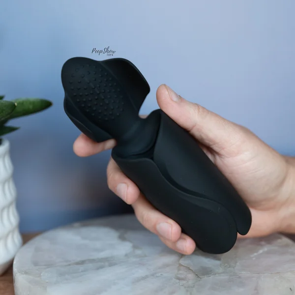Penis & Balls Stimulating Masturbator with Vibration — image 3 of 12
