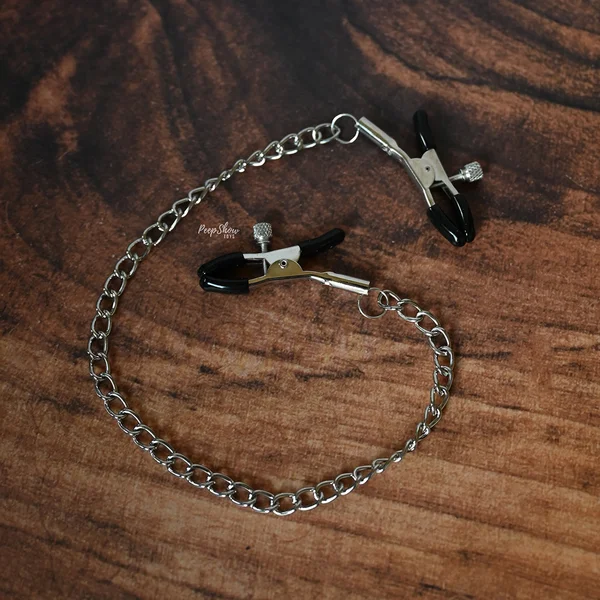 Chained Nipple Clamps - Adjustable with Padded Tips — image 9 of 14