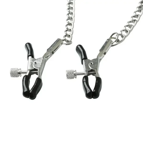 Chained Nipple Clamps - Adjustable with Padded Tips — image 11 of 14