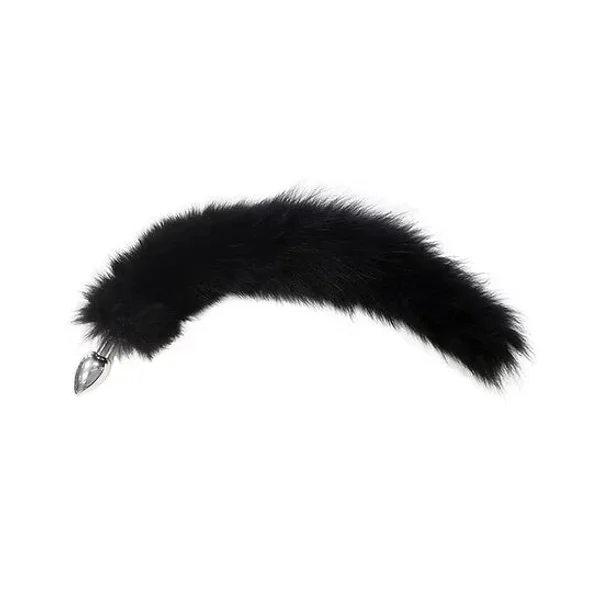 Stainless Steel Plug with Real Fur Tail — image 4 of 10