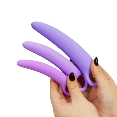 deluxe 5 piece curved silicone dilator kit