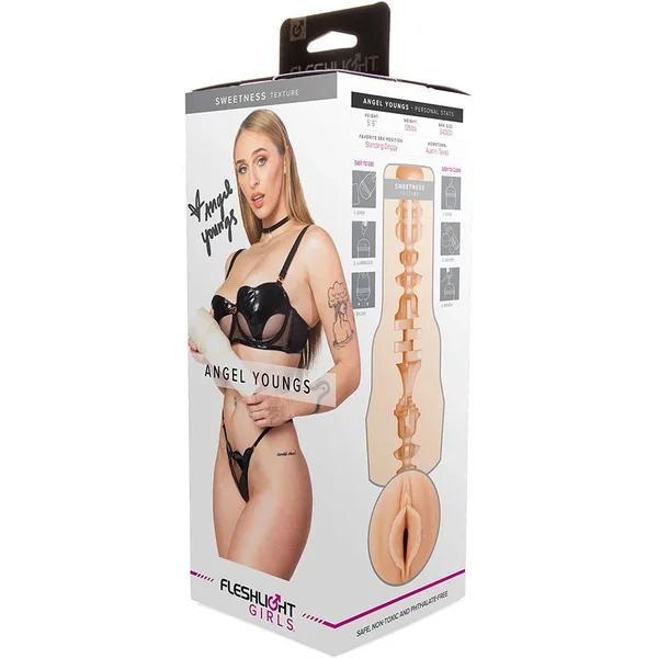 Angel Youngs Fleshlight Girls Sweetness Texture Discreet Vagina Male Masturbator — image 5 of 8