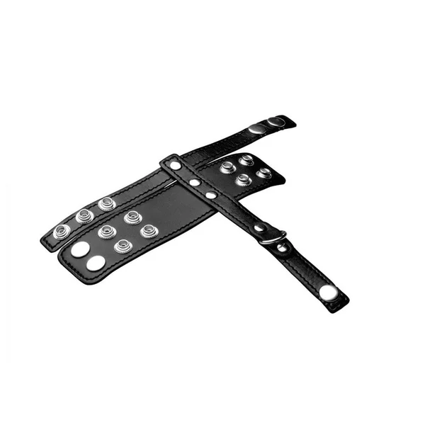 Strict Leather Adjustable Cock Strap and Ball Stretcher — image 2 of 4