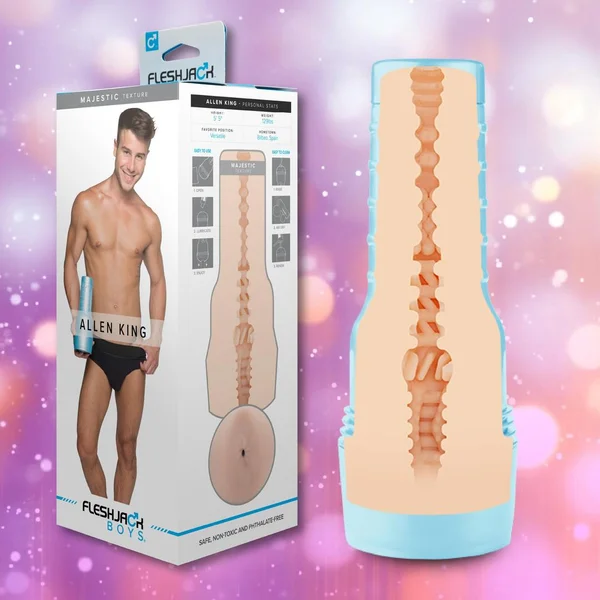 Fleshjack Boys Allen King: Realistic Male Masturbator Majestic Cake Butt — image 3 of 9