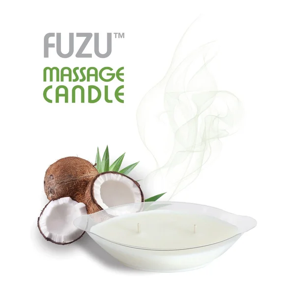 Fuzu Massage Candle - 4 oz Coconut Passion — image 2 of 4