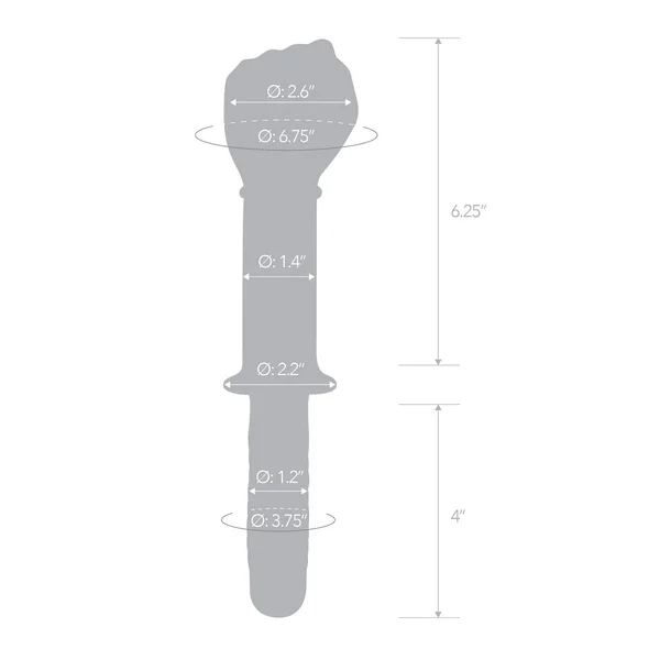 Glas Fist Double Ended with Handle Grip — image 3 of 3