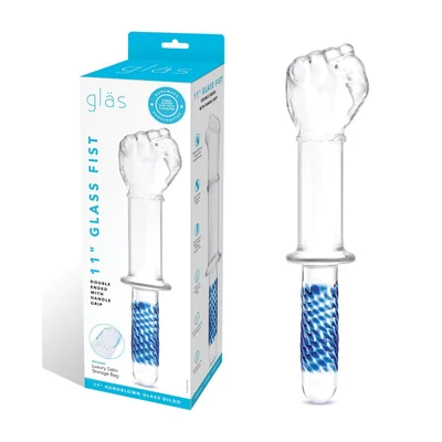 glas fist double ended with handle grip