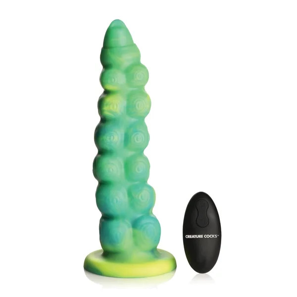 Creature Cocks Squirmer Thrusting Vibrating Silicone Dildo with Remote Control — image 5 of 5