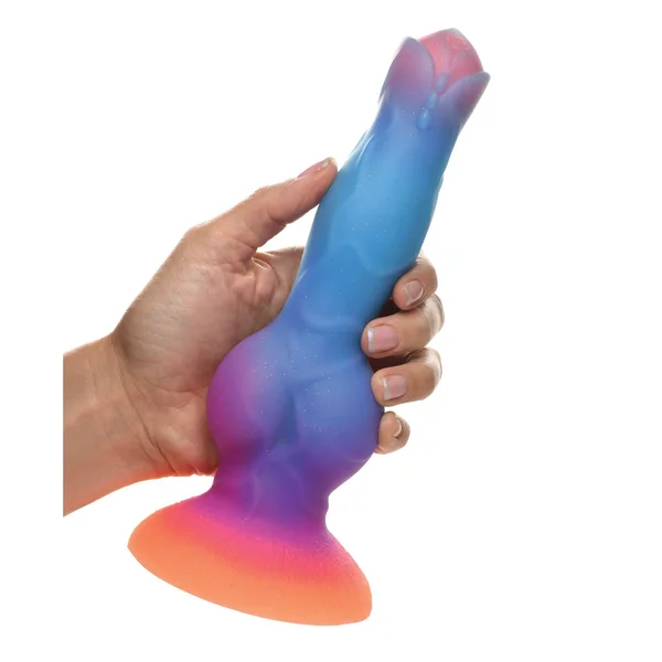 Creature Cocks Space Cock Silicone Alien Dildo - Glow in the Dark — image 9 of 10