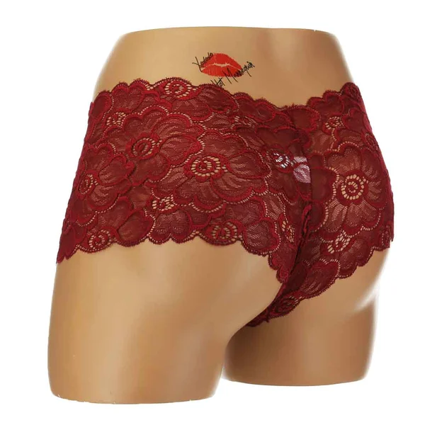 ACI Boyleg Panty - Wine - Medium — image 2 of 2