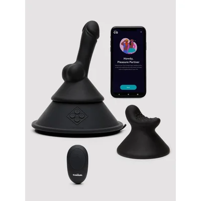 the cowgirl cone app controlled ride on sex machine black