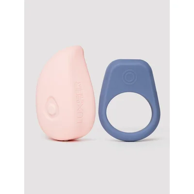 kiiroo luxus app controlled couples sync vibrator and cock ring set pink