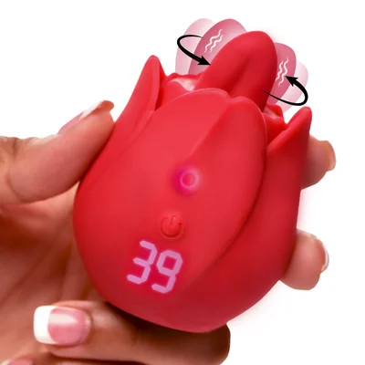 rose kisser licking and vibrating digital clitoral stimulator