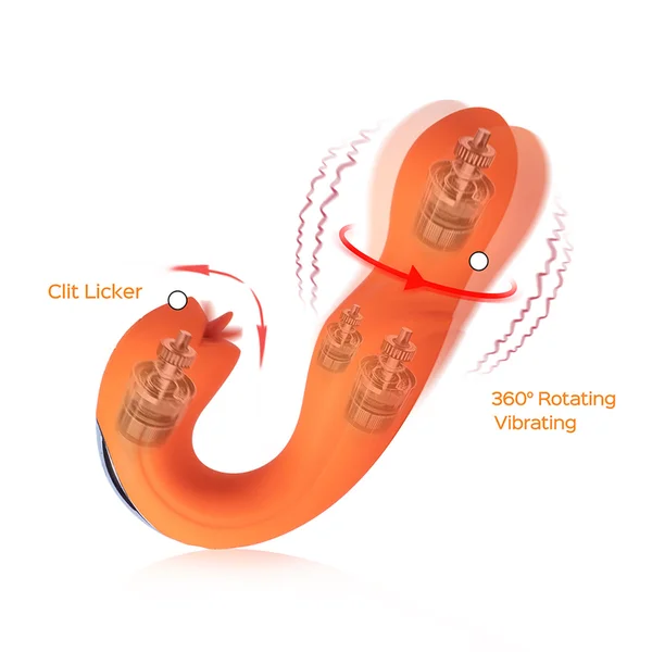 Joi Rotating Head G-Spot Vibrator from Honey Play Box - Orange — image 16 of 17