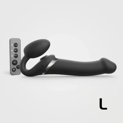 strap on me multi orgasm small bendable strap on large black