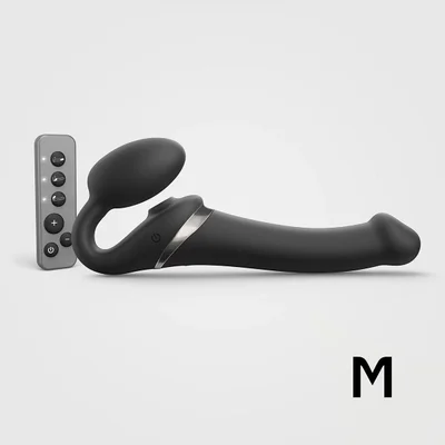 strap on me multi orgasm small bendable strap on medium black