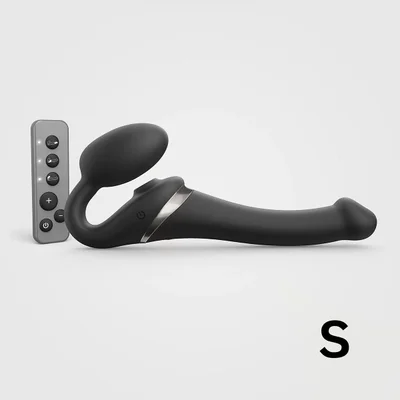 strap on me multi orgasm small bendable strap on small black