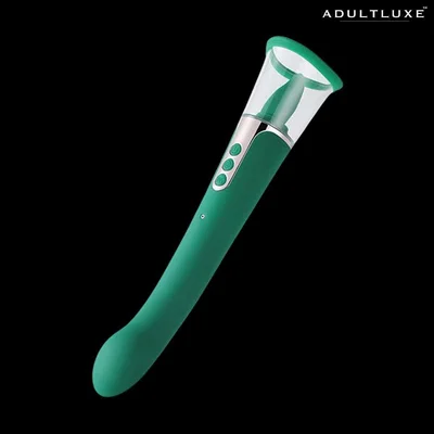 succion clitoral sucking g spot vibrator clit licking tongue green