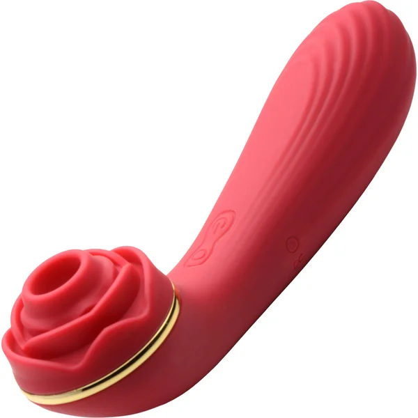 Inmi Bloomgasm Passion Petals Suction Rose Vibrator - Red — image 5 of 13
